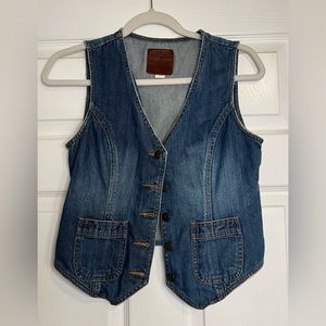 American Eagle early 2000s denim vest